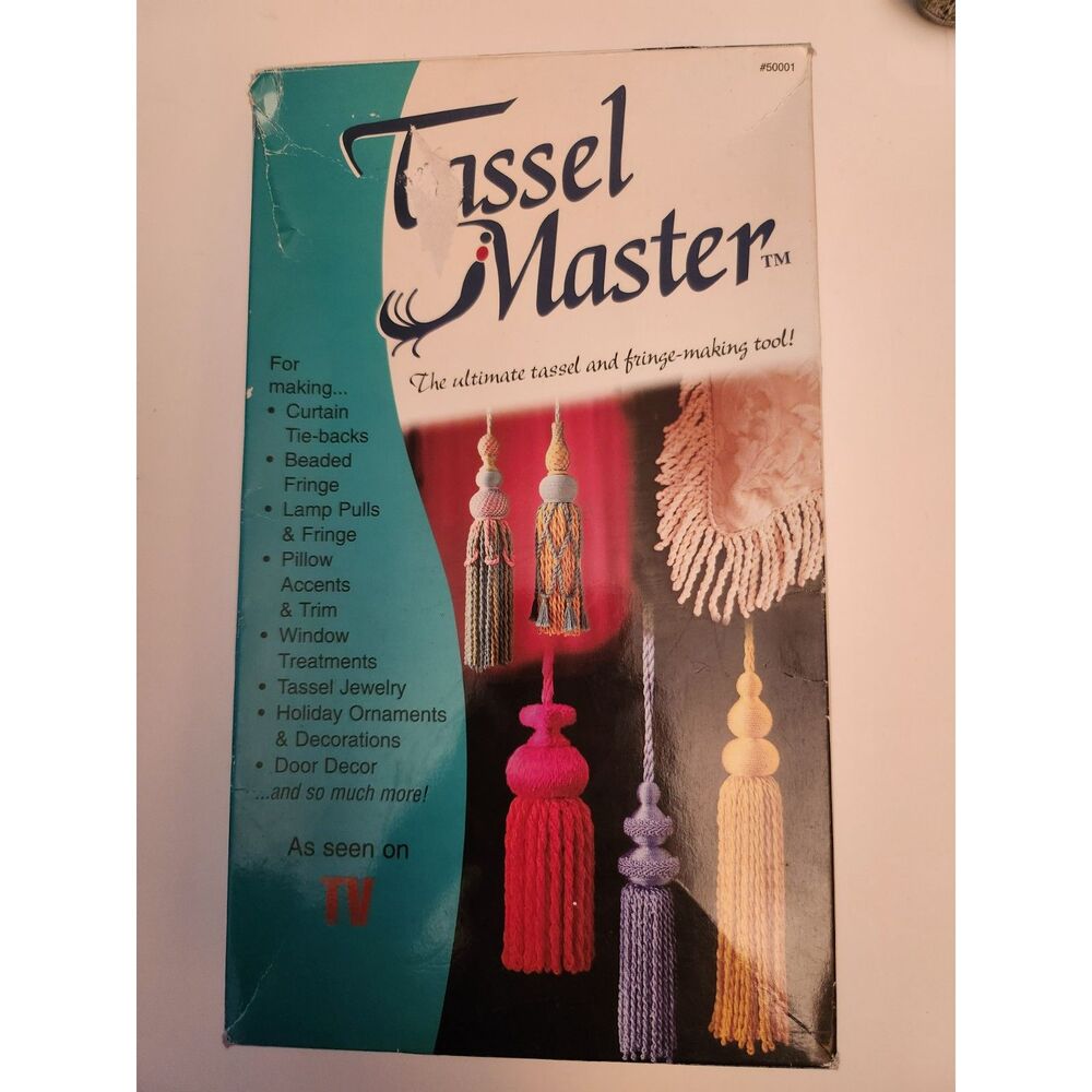 Tassel Master fringe, bullion cut-skirt and tassel kit B19